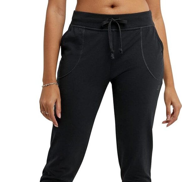 LRG - Champion Women's Jersey Pocket Pant, Black - Picture 3 of 5